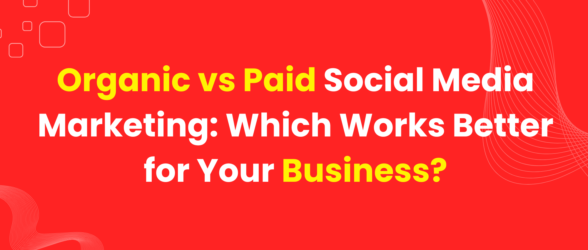 Organic vs Paid Social Media Marketing: Which Works Better for Your Business?